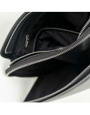 Фотография Черная кожаная мужская сумка на плечо 7723-1A