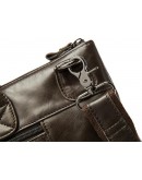 Фотография Мужская кожаная коричневая сумка для ноутбука 77241c