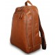 Кожаный мужской фирменный рюкзак рыжего цвета Ashwood 8144 Tan
