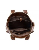 Фотография Кожаная коричневая сумка для мужчин 77264b