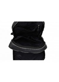 Черный кожаный мужской городской рюкзак 77273A-2