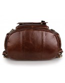 Фотография Большой мужской рюкзак, кожаный коричневый 77311