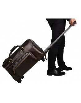 Мужская дорожная сумка кожаная с колесиками Vintage 77317C