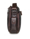 Фотография Удобная сумка для мужчины на плечо коричневая 77332c