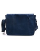 Фотография Большая синяя мужская сумка формата А4 77338 N