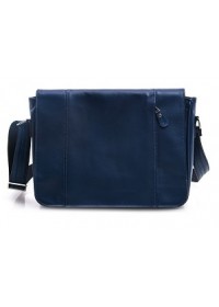 Большая синяя мужская сумка формата А4 77338 N 