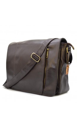Деловая коричневая горизонтальная мужкая сумка Tarwa GC-7338-3md