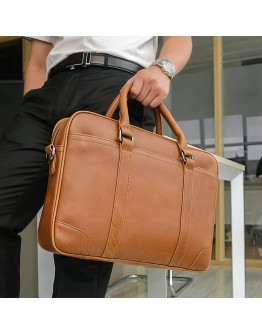 Модный коричневый стильный мужской портфель 77349b