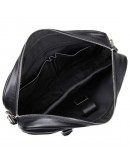 Фотография Удобный кожаный портфель чёрного цвета для мужчин 77349a