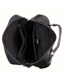 Фотография Мужской кожаный рюкзак черного цвета 77355A