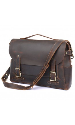 Кожаная мужская сумка с уникальным дизайном 77369R