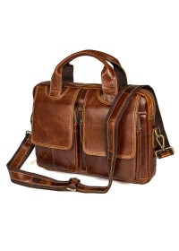 Мужская кожаная сумка - портфель 77378C