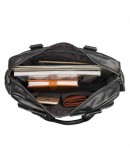 Фотография Вместительная кожаная мужская стильная сумка 77381
