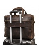 Фотография Кожаный мужской портфель, сумка для ноутбука 77388R