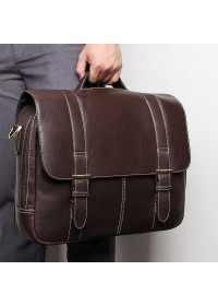 Мужская кожаная деловая сумка для ноутбука 77396Q