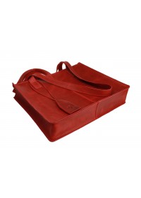 Красная кожаная женская сумка 77440W-SKE