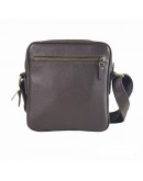 Фотография Кожаная коричневая мужская сумка на плечо 7760009-SGE