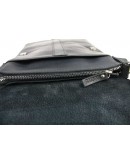 Фотография Черная кожаная сумка планшетка 77625-SKE