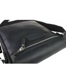 Фотография Черная кожаная мужская сумка через плечо 776740-SKE