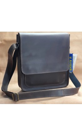 Коричневая винтажная мужская сумка на плечо 777139-SGE