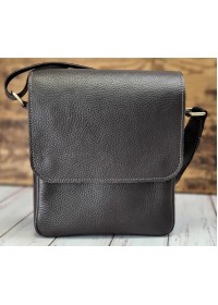 Кожаная коричневая мужская сумка на плечо 7793219-SGE