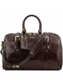 Фотография Кожаная дорожная сумка темно-коричневого цвета Tuscany Leather TL141248 Voyager