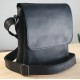 Черная кожаная мужская плечевая сумка 711999-SGE