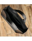 Фотография Кожаная сумка формата А4 черная 766988W-SGE