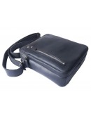 Фотография Черная кожаная мужская сумка на плечо 78777-SGE
