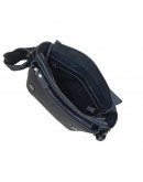 Фотография Кожаная черная мужская сумка на плечо с клапаном 78810081-SGE