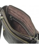 Фотография Кожаная коричневая мужская сумка на плечо с клапаном 78810082-SGE