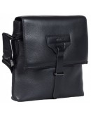 Фотография Кожаная мужская сумка на плечо 7891-4 BLACK