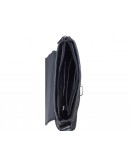 Фотография Кожаная мужская сумка на плечо 7891-4 BLACK