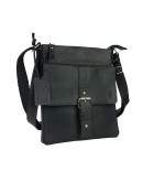 Фотография Черная мужская сумка на плечо-планшетка 79025A-SKE