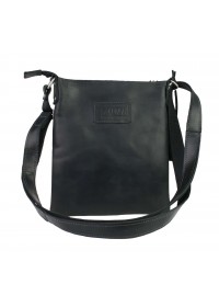 Черная мужская сумка на плечо-планшетка 79025A-SKE