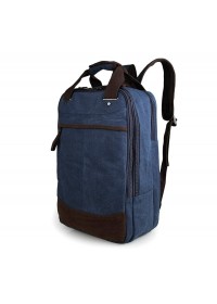 Тканевый синий мужской рюкзак 79028K