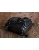 Фотография Черный удобный мужской рюкзак из натуральной кожи 7M9089A