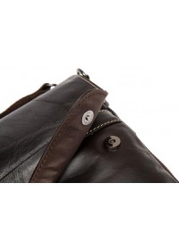 Качественная кожаная мужская повседневная сумка на плечо 7052