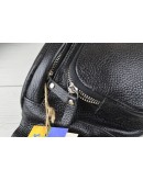 Фотография Черный кожаная бананка - сумка на пояс 8077881-SGE