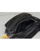 Фотография Черный кожаная бананка - сумка на пояс 8077881-SGE