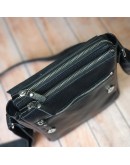 Фотография Кожаная мужская сумка на плечо черная 8811219-SGE