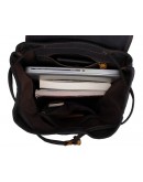 Фотография Большой черный рюкзак комбинированного стиля 79003A