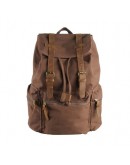 Фотография Большой коричневый рюкзак комбинированного стиля 79003b