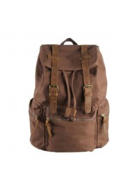 Большой коричневый рюкзак комбинированного стиля 79003b