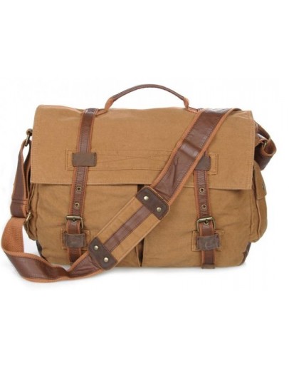 Фотография Тканевая стильная вместительная сумка на плечо 79009B