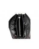Фотография Мужская кожаная сумка на плечо и в руку 9010-8 BLACK