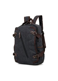 Серо-черный тканевый мужской рюкзак 79037A