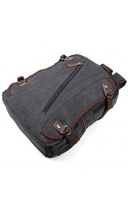 Серо-черный тканевый мужской рюкзак 79037A