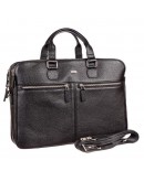 Фотография Кожаная мужская сумка - портфель на 3 отделения DESISAN 912-101