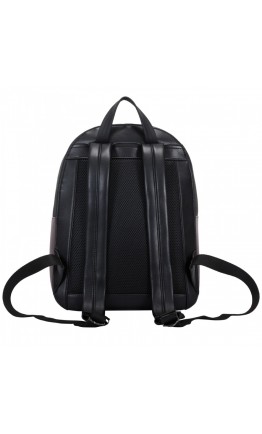 Женский кожаный рюкзак Smith & Canova 92901 Francis (Black-Burgundy)